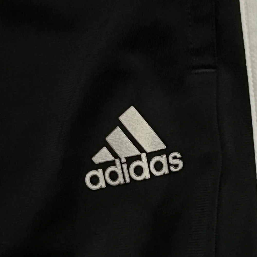 Adidas Unisex Black 3‎ Stripe Athletic Pants Sz. M